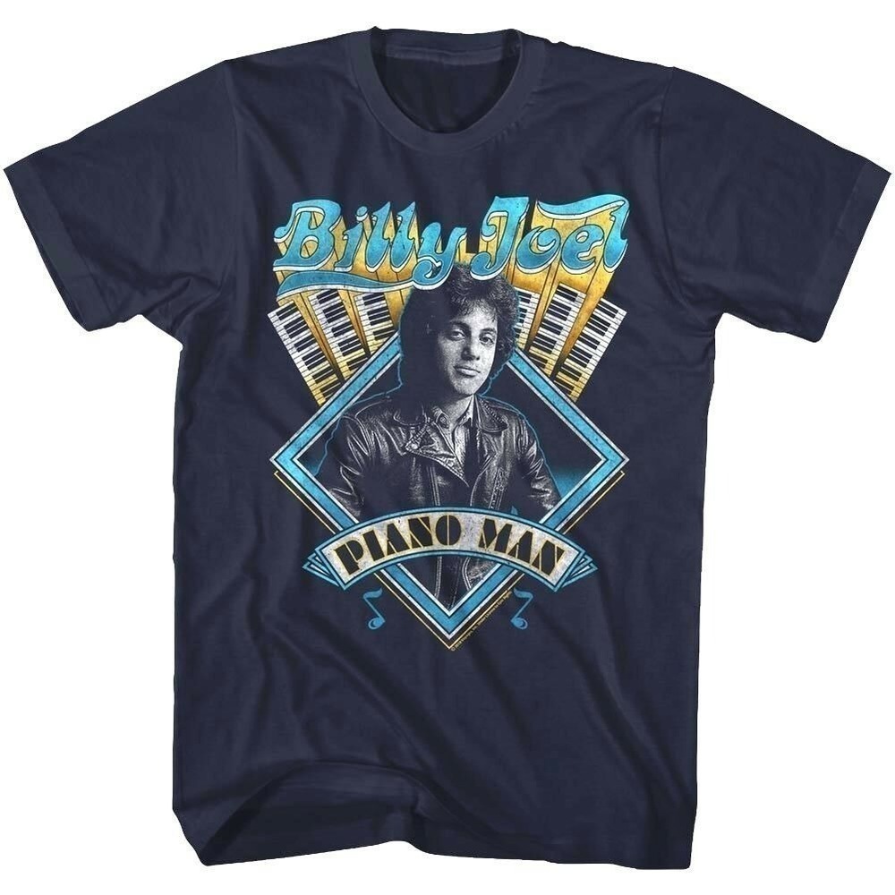Billy Joel Piano Man Classic Singer Songwriter Fan T-Shirt